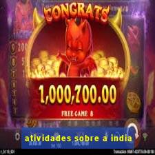 atividades sobre a india